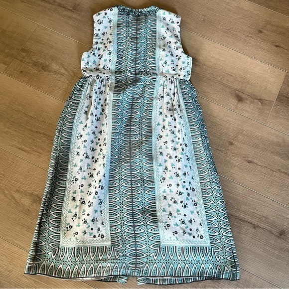 Anna Sui For Anthropologie Elfine‎ Stitch Floral Silk Shift Sheath Dress Sz 0 - Picture 6 of 15